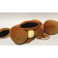 Officiële Pokemon center Knuffel Eevee slapend +/- 61cm (lang)